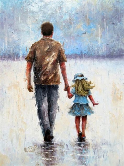 father with daughter drawing|father daughter painting.